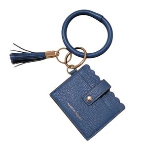 Nanette Lepore Blue Keychain Wallet